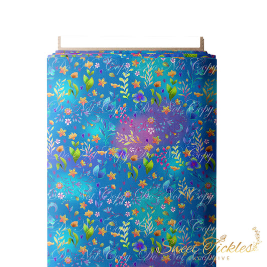 Preorder R72-The Magic Mirror- Flowers Coord- Light Blue