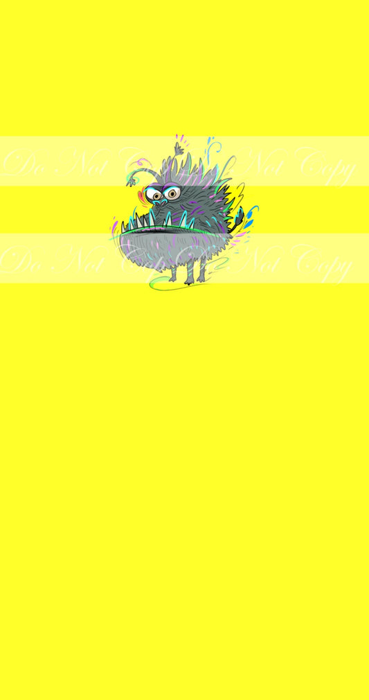 Preorder R64-  Yellow Creatures Panels- Yellow-Monster ( Child, Big kids, Adults)