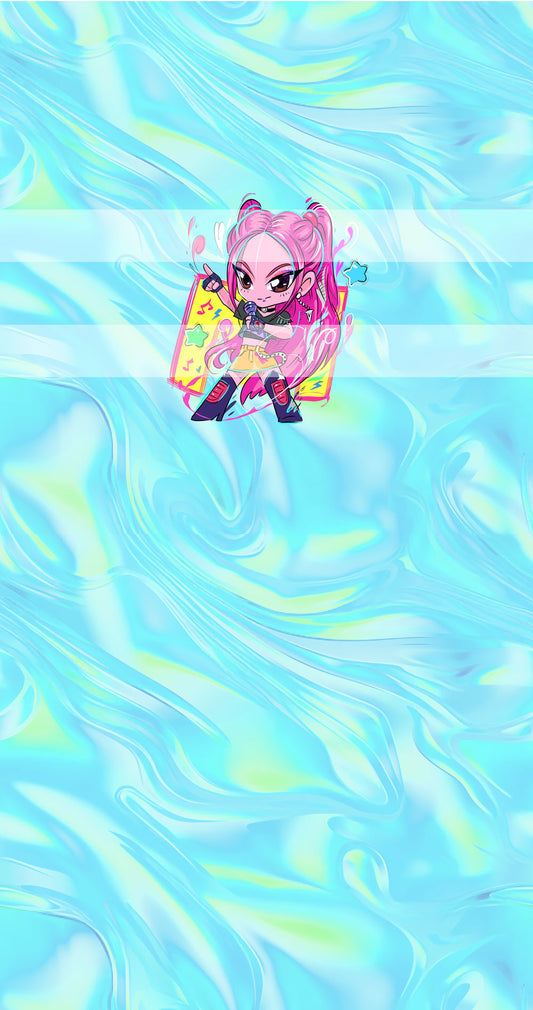 Preorder R74-KPDH Kawaii- Panel - Child, Big kids, Adults)Mira Blue