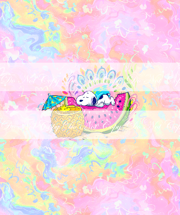 Preorder R84 -Snoopy Summer-Sleeping- Pink Panel