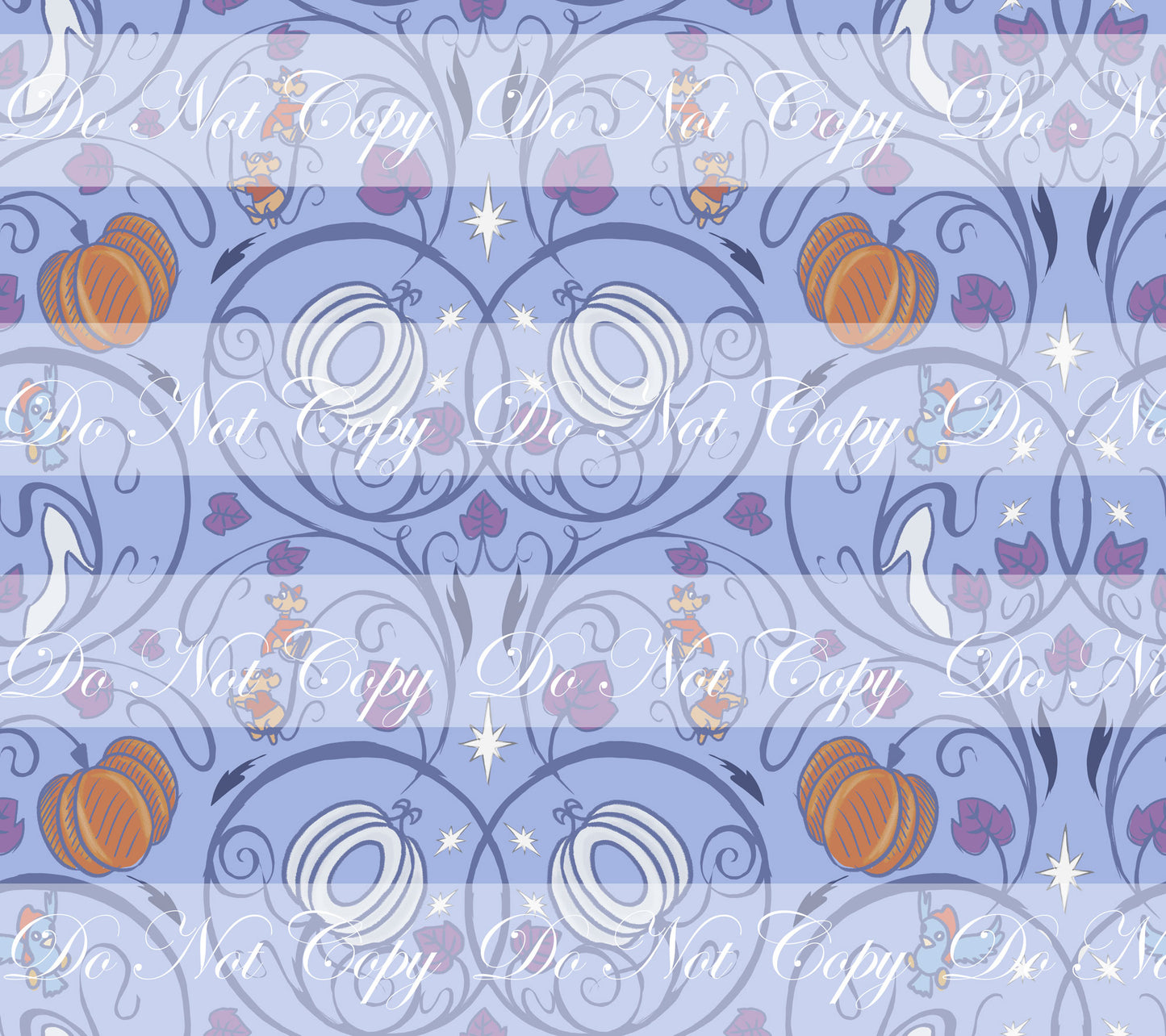Retail R58- Wish Wallpaper- Cinder- Main Pale Blue - Sweet Luxe