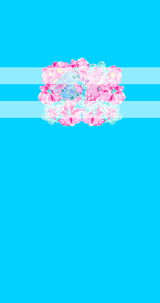 Preorder R71- LP Stitch Panel - Child, Big kids, Adults) Blue 1 - Pastel