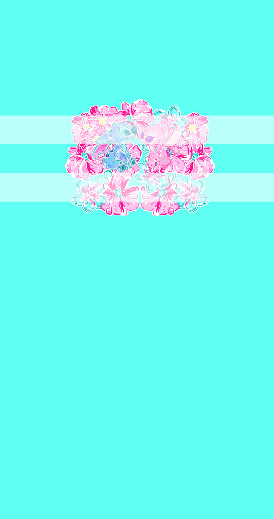 Preorder R71- LP Stitch Panel - Child, Big kids, Adults) Teal 1 - Pastel