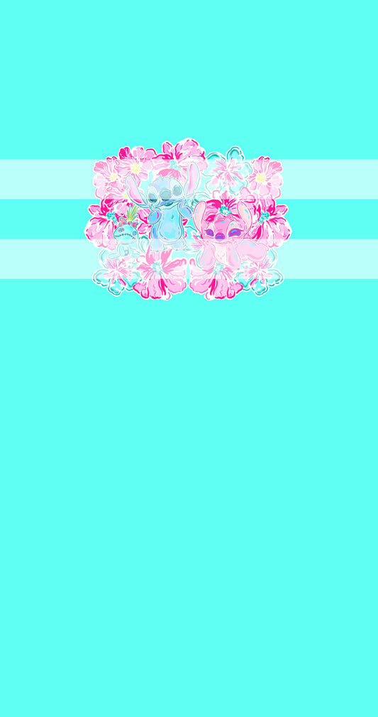 Preorder R71- LP Stitch Panel - Child, Big kids, Adults) Teal 2 - Pastel