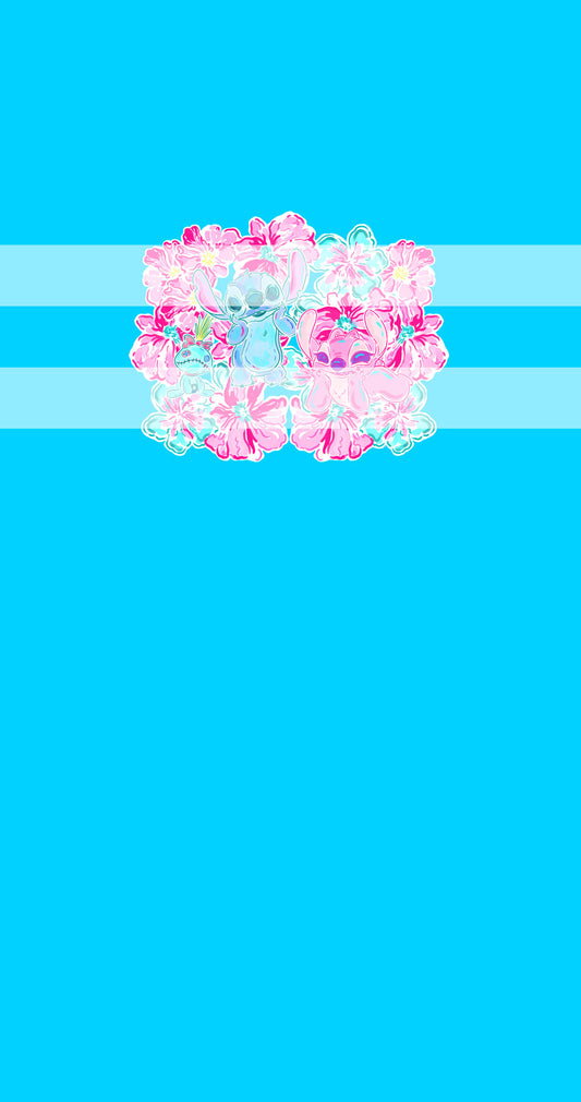 Preorder R71- LP Stitch Panel - Child, Big kids, Adults) Blue 2 - Pastel