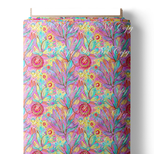 Preorder R83 - Dreamy Color _ Abstract Pastel Flowers