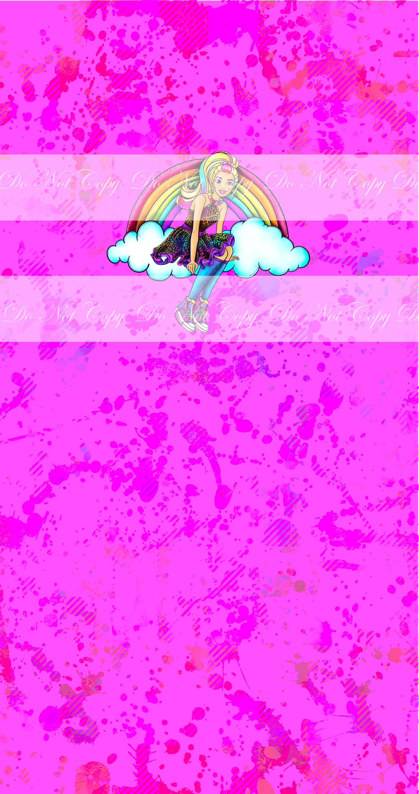 Preorder R54 -Pink World (Child, Big kids, Adults) Girl Rainbow