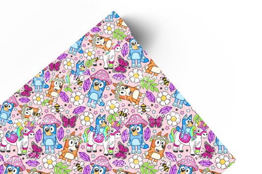 Preorder R69 Garden Heelers - Smooth and Textured Vinyl - Pink