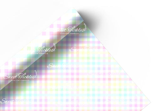 Preorder R70  Harō Kiti-Plaid Pastel Lines- Vinyl