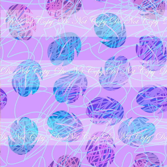 Preorder R52-  Ohana Magical Sweets- Coordinate leaves- (Blue/Purple)