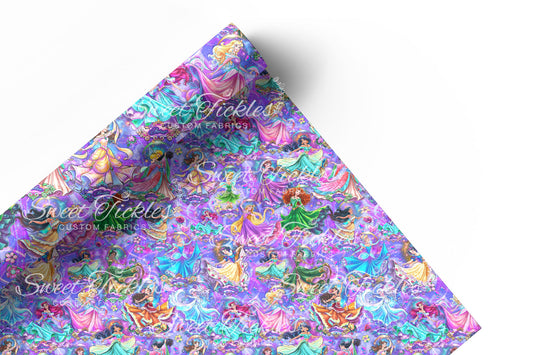 Preorder R67- Smooth and Textured Vinyl- Princesses Enchanted Tales- Main (Purple)