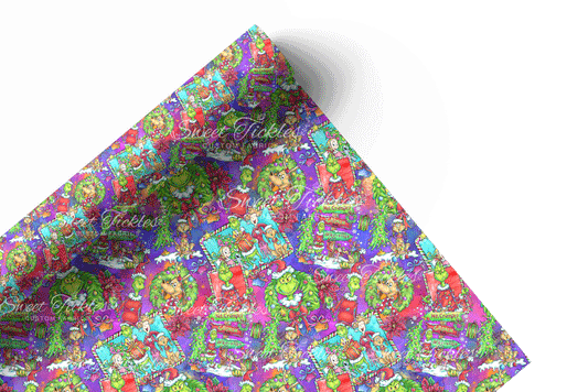 Preorder R76- Who Ville- Purple Main Print -  Vinyl