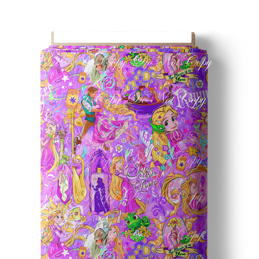 Preorder R83 - The Magic of The Golden Hair _ Main Print - Purple