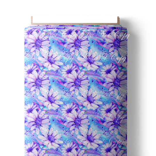 Preorder R82- Summer Garden-Blue/ Purple Margaritas Main Print