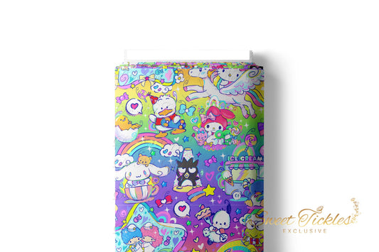 Retail R70-Harō Kiti- Main Print - Rainbow Color - Sweet Luxe