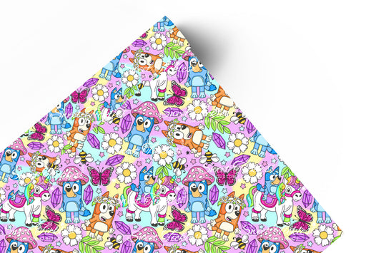 Preorder R69 Garden Heelers - Smooth and Textured Vinyl - Pastel Rainbow