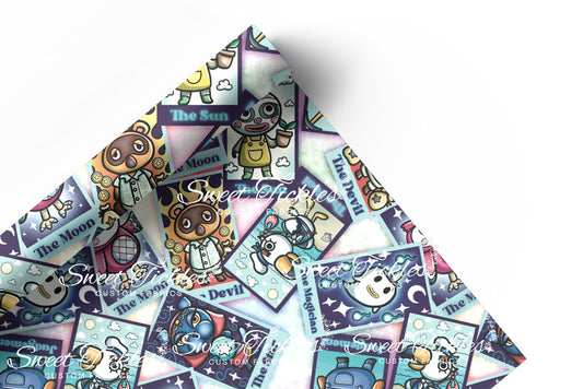 Preorder R60- Smooth and Textured Vinyl- Animal Neighbors Tarot-Rainbow