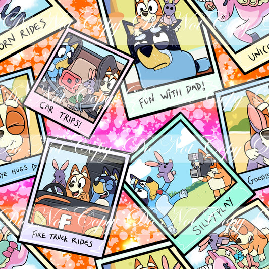 Preorder R52-  Heelers Memories - Main Print - Regular Scale (Orange)