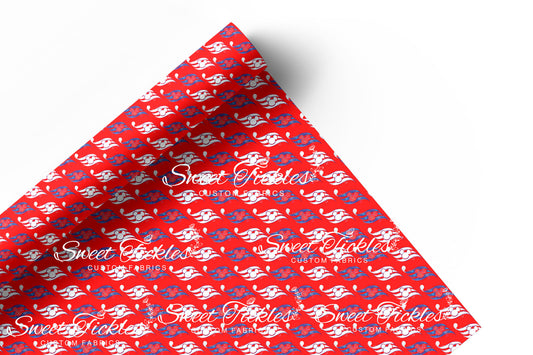 Preorder R60- Smooth and Textured Vinyl- Cruise- Flags Coordinate Red