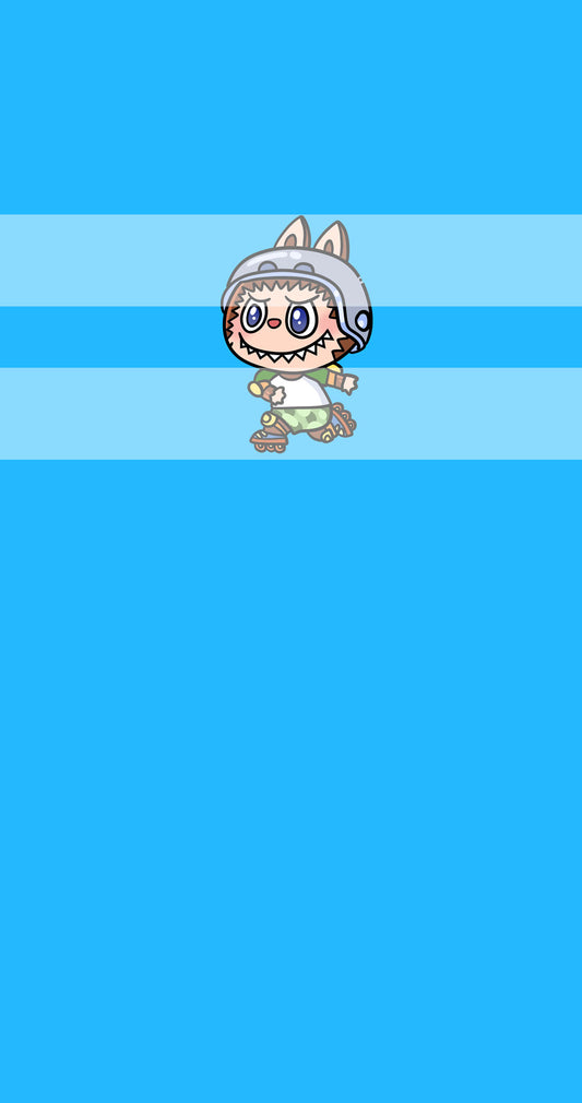 Preorder R74-Bubu  Panel - Child, Big kids, Adults)-Roller Skates- Blue