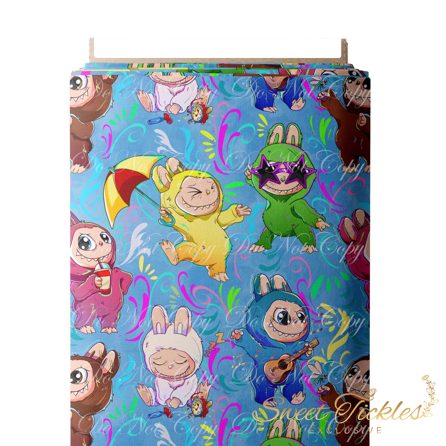 Preorder R69 - Labu - Labu Life Swirls Main- Soft Blue