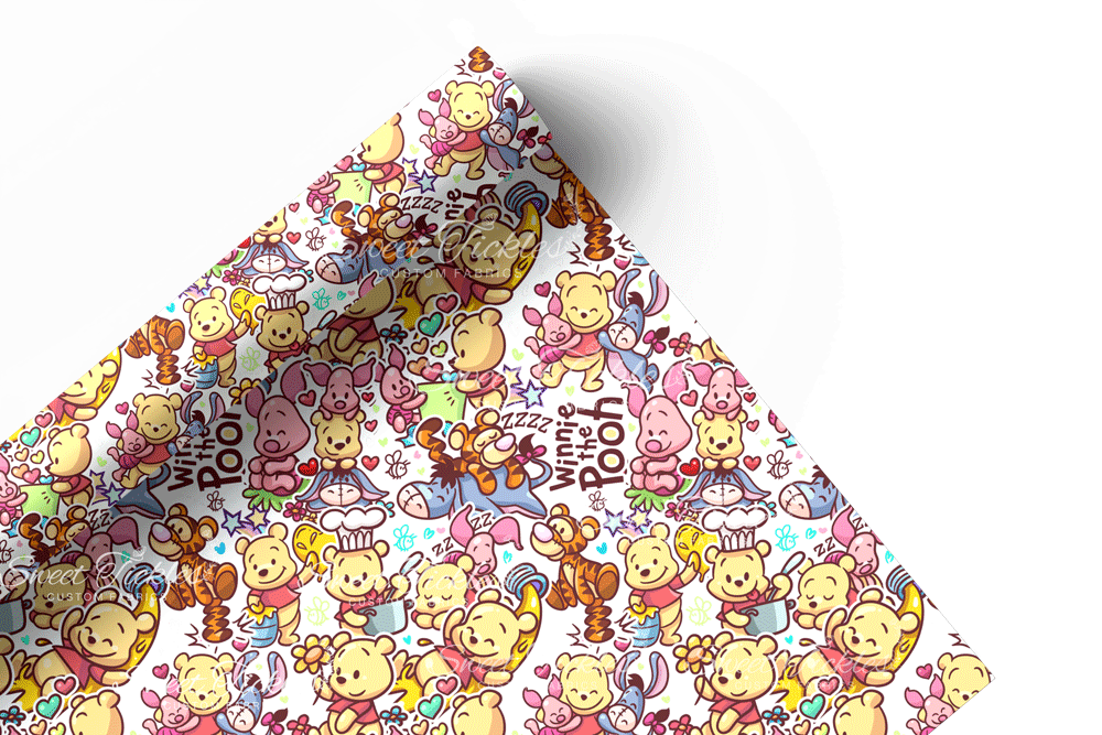 Preorder R76 Golden Honey Print- Stacked Vinyl (White)