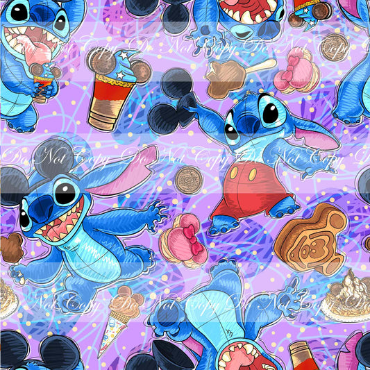 Preorder R52-  Ohana Magical Sweets-  626 Main Print -(Blue/Purple)