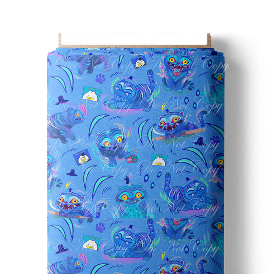 Preorder R74-KPDH Collection  Tiger Main Print - Light Blue