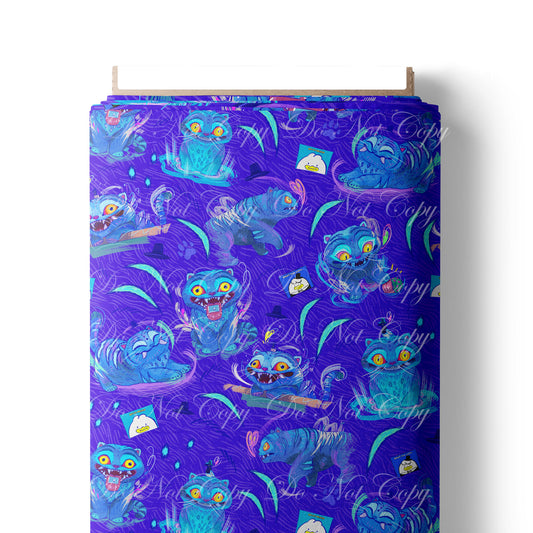 Preorder R74-KPDH Collection  Tiger Main Print - Dark Blue