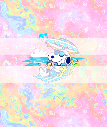 Preorder R84 -Snoopy Summer-Umbrella- Pink Panel
