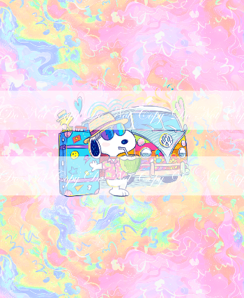 Preorder R84 -Snoopy Summer-Vacation- Pink Panel