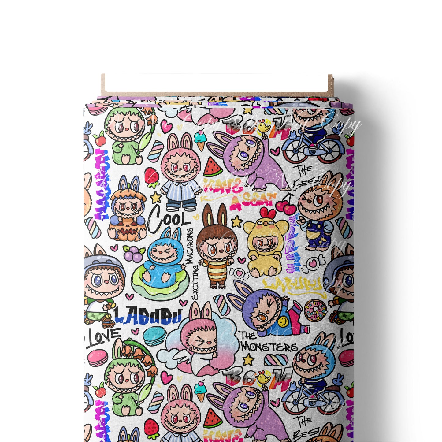 Preorder R74-Bubu Collection  Main Print- White