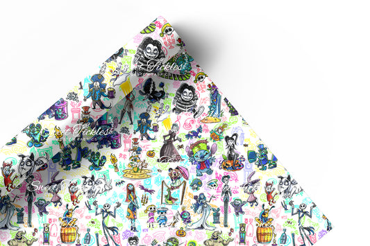 Retail Foolish Round - White- Smooth and Textured Vinyl