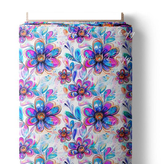 Preorder R83 - Dreamy Color _ Neon Motifs Flowers