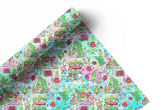 Preorder R76- Who Ville- Colorful Print-  Vinyl