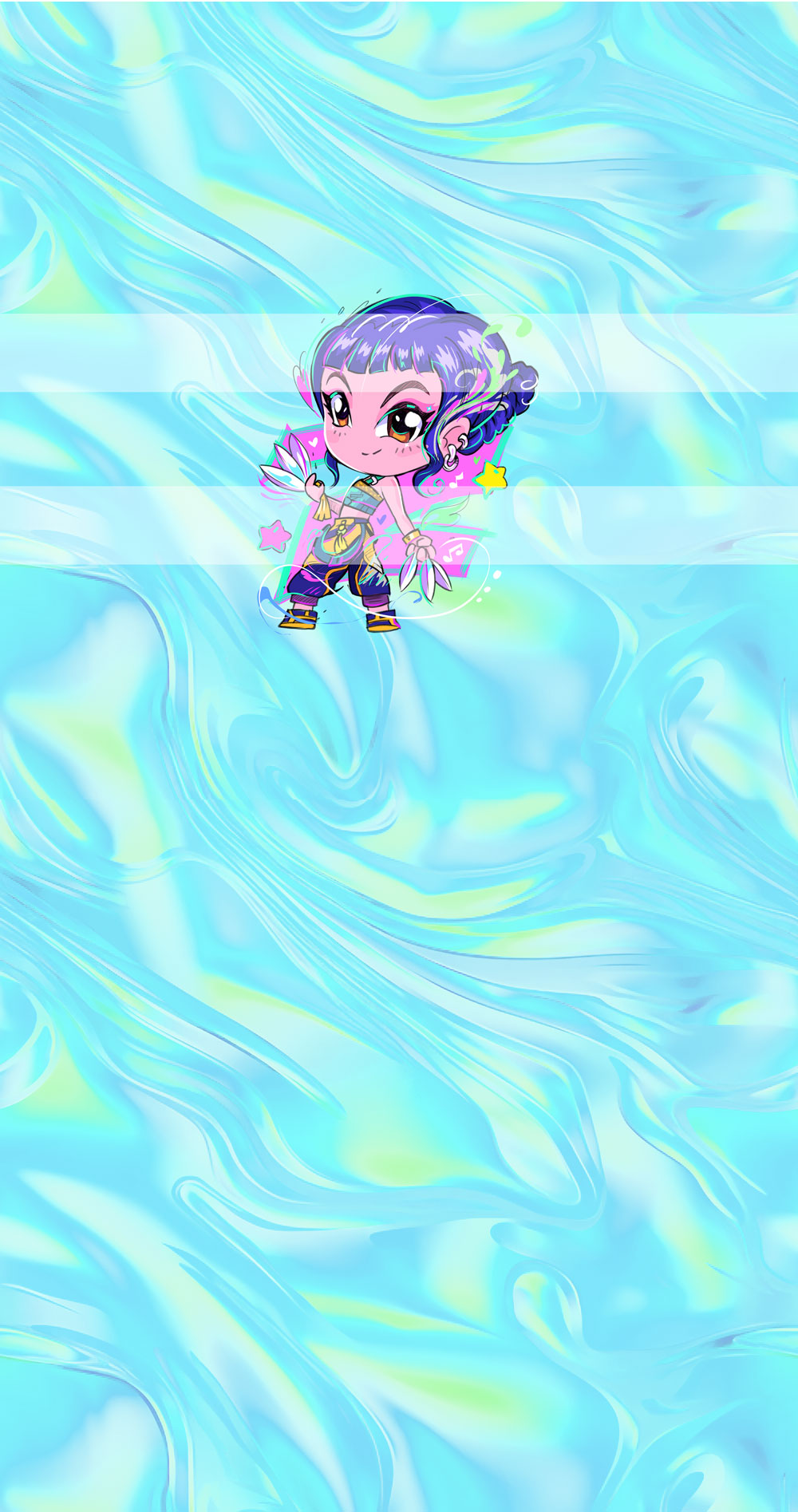 Preorder R74-KPDH Kawaii- Panel - Child, Big kids, Adults)Zoey