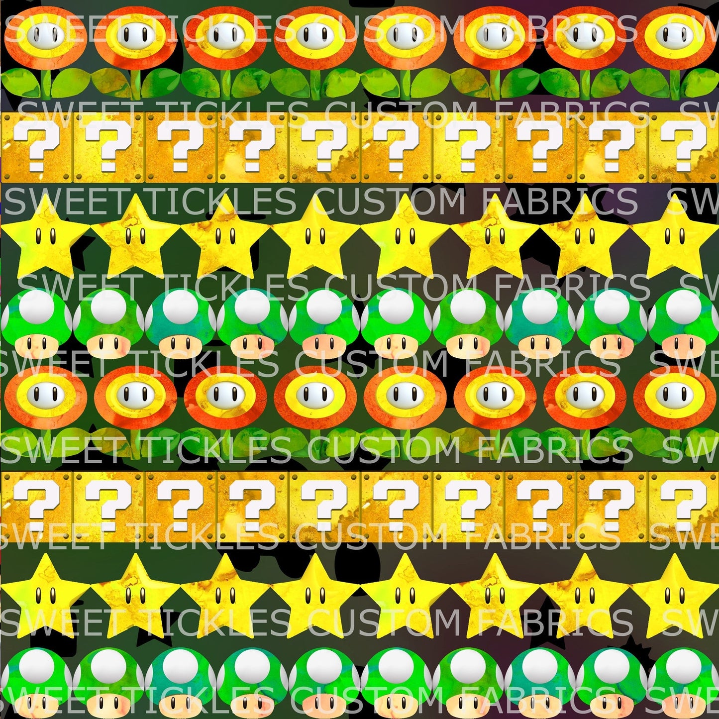 Retail Gamer- Mario World" Main Print -Symbols