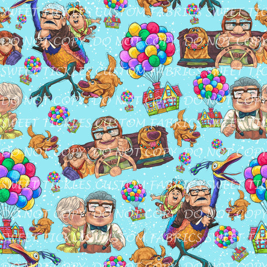 Preorder R22- Greatest Adventure-Main Print-Blue ((VINYL- FAUX LEATHER ONLY)