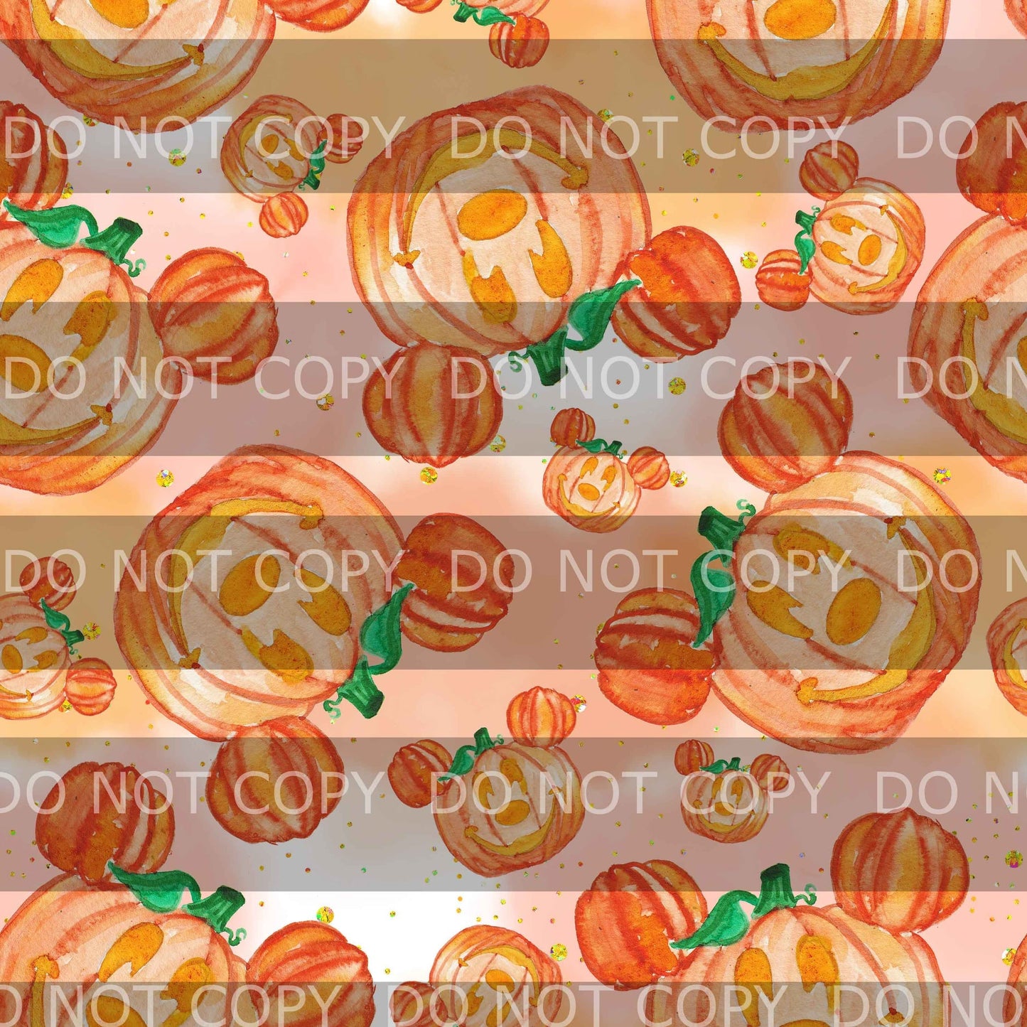 Preorder R25 Halloween-Boo Bash- Pumpkins- VINYL/FAUX LEATHER 12"X54"