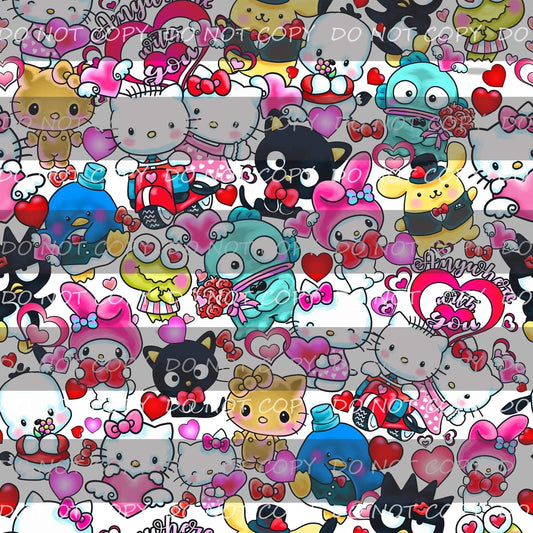 Preorder R31 Anywhere With You-Colorful White - VINYL/FAUX LEATHER 12"X54"