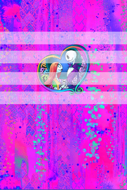 Preorder R36 - The Pumpkin King-In Love Panel-Magenta/Pink (Child, Big kids, Adults)