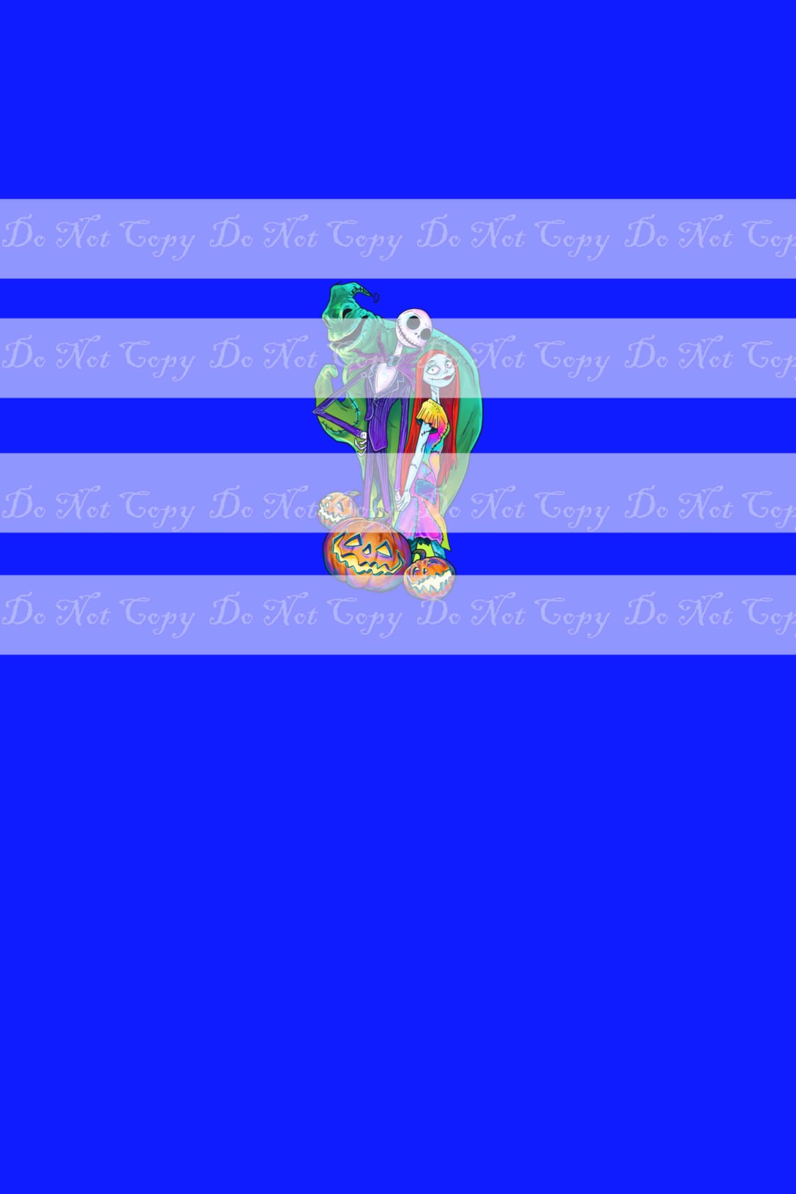 Preorder R36 - The Pumpkin King-The Trio Panel Blue(Child, Big kids, Adults)