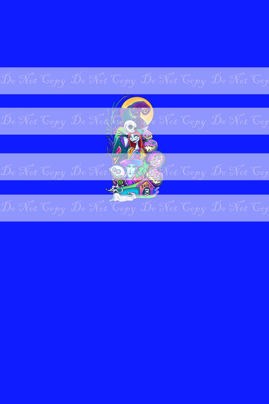 Preorder R36 - The Pumpkin King-Home Sweet Home Panel Blue(Child, Big kids, Adults)