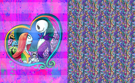 Preorder R36- The Pumpkin King- Child/ Toddler Blanket Topper- In Love- Magenta/Pink