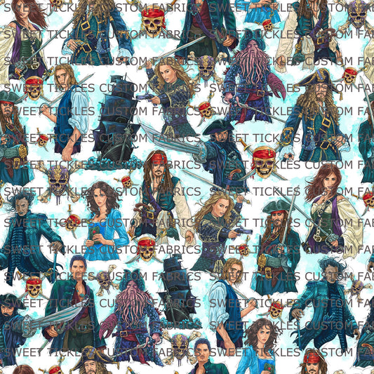 Preorder R38 -Pirates- White Main Print- Large Scale