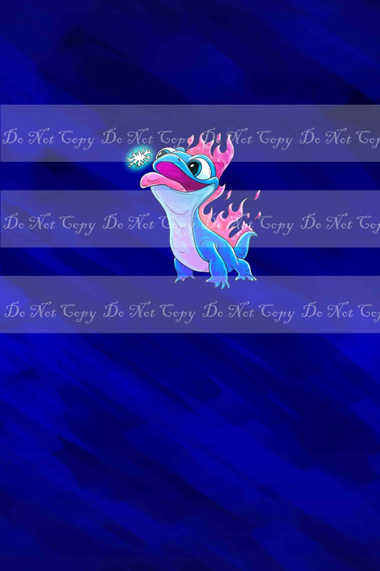 Preorder R36 - Enchanted Forest-Lizard on Fire Panel(Child, Big kids, Adults)