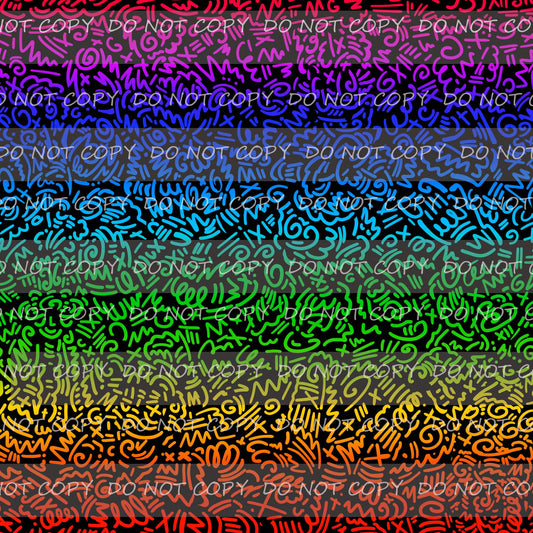 Preorder R43- Doodle Art- Doodle Coordinate(Black)