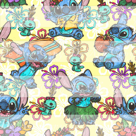 Preorder R43- Ohana- Main Print - Tossed- Small Scale