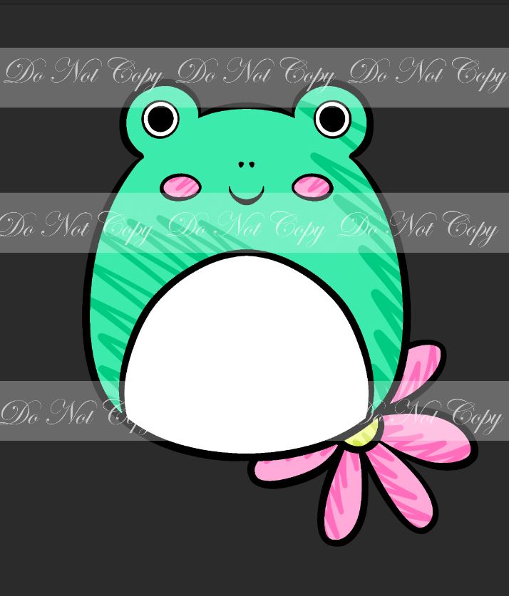 Preorder R45-Squishy Toy- Adult Blanket Topper-Frog