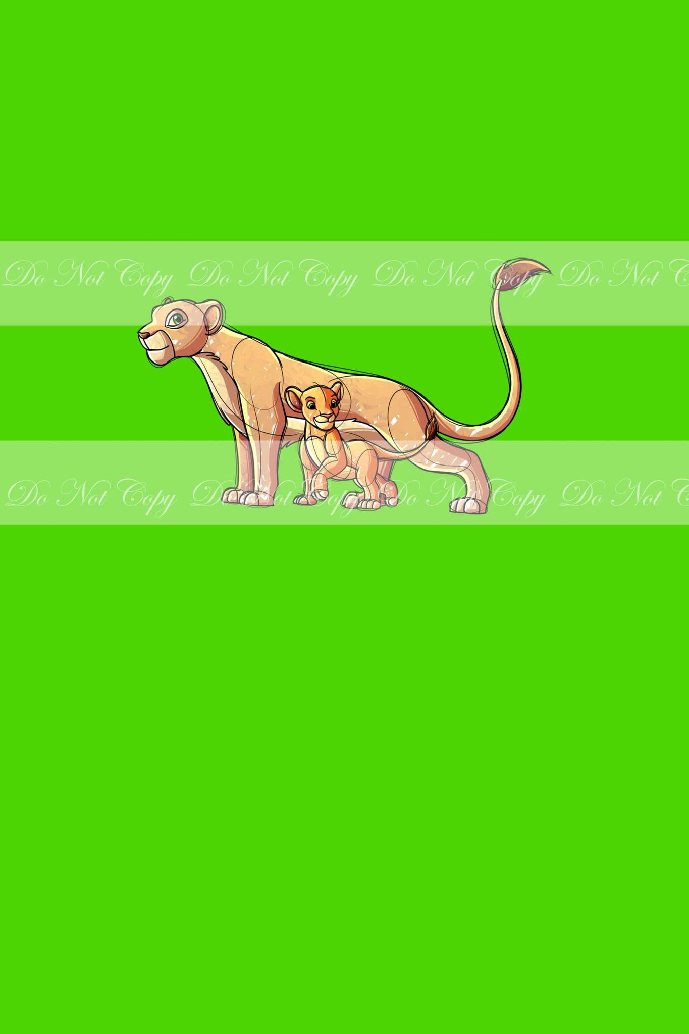 Preorder R51 -King Of The Jungle (Child, Big kids, Adults) Nala and Baby